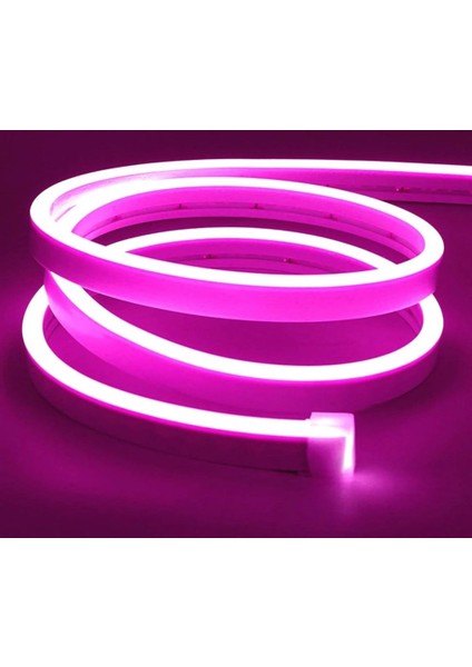 Inoled 12V Neon Pembe 5mt / Paket 6X12MM