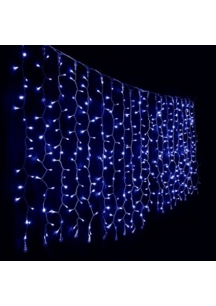2x2 Perde LED Mavi 8 Animasyon