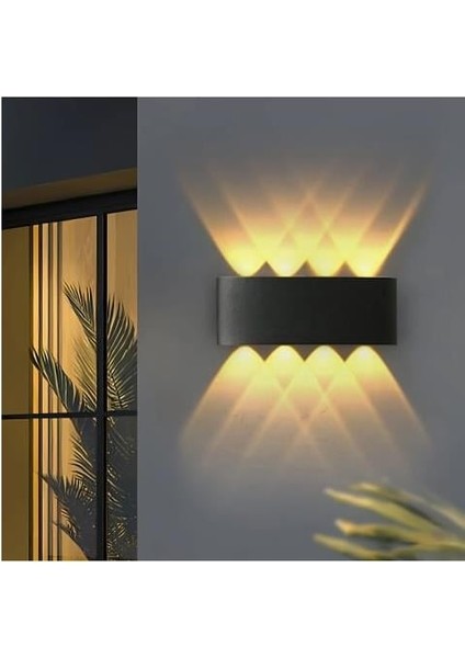 CT-8013 Amber 15W IP44 Kapri LED Duvar Apliği