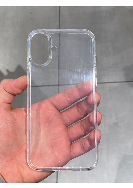 Iphone 16 Plus Uyumlu Şeffaf Silikon Kılıf