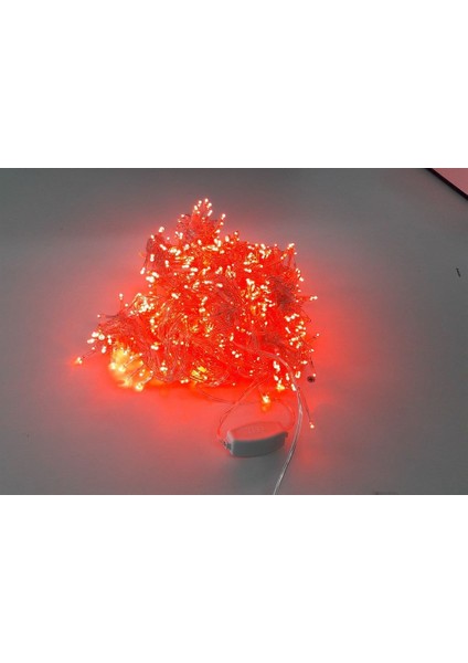 3x2 Perde LED Kırmızı Sabit Yanar Eklenebilir