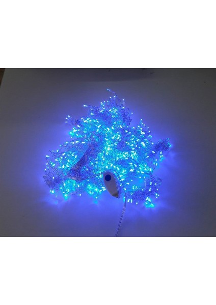 3x2 Perde LED Mavi Sabit Yanar Eklenebilir