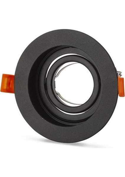 Amazon Siyah - Yuvarlak LED Spot Boş Kasa YL60-1660