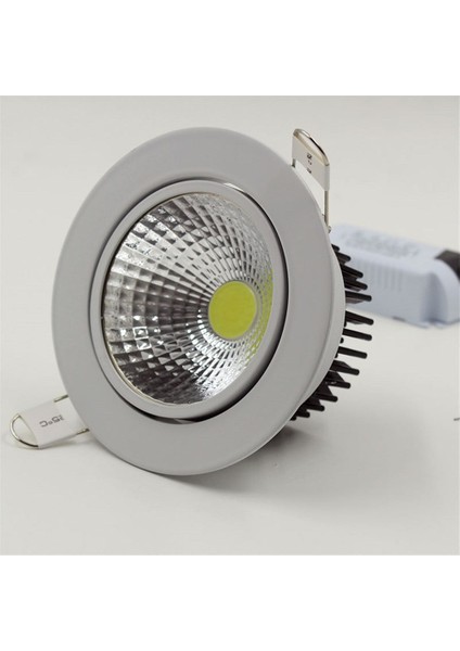 7W Günışığı Beyaz Kasa LED Spot ALS-5218