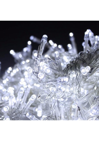 Yılbaşı LED Işık Ip LED Beyaz 15 mt 8 Anımasyon Eklenemez fiyatları