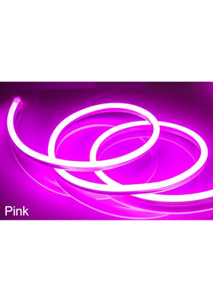 12V Neon Pembe 5mt / Paket 6X12MM YL42-0128