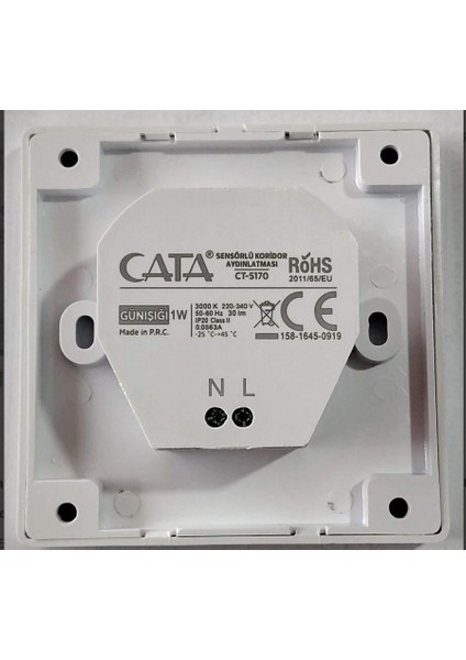 CT-5170 Bg 1W Sensörlü Koridor LED Spot Günışığı modelleri