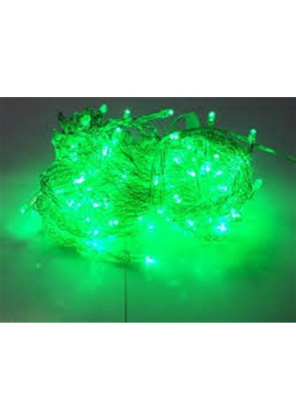 Yılbaşı LED Işık Ip LED Yeşil 15 mt 8 Anımasyon Eklenemez