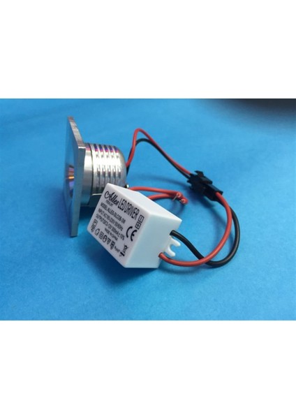 3W Beyaz Işık Krom Kasa LED Yıldız Spot fiyatları