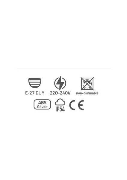 ECN-5030-S Uzun Mantar Bahçe Armatürü – 41 Cm, Siyah Gövde, E27 Duylu Dış Mekan Aydınlatma fırsatları