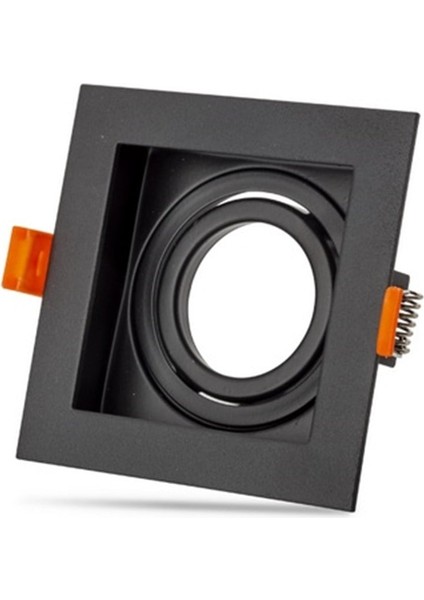 Amazon Siyah - Kare LED Spot Boş Kasa YL60 - 1360