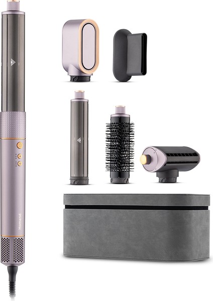 Hairmony 4606H Plus Saç Kurutma ve Şekillendirme Seti Mor