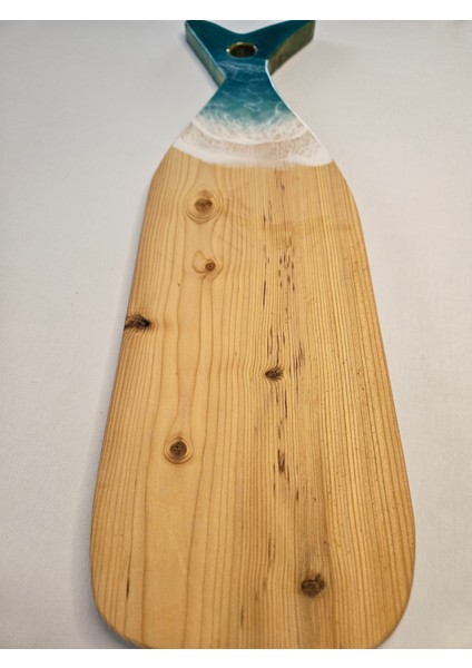 Sedir Ağacı Epoksi Sunumluk 46X13X2 cm – Deniz Temalı modelleri