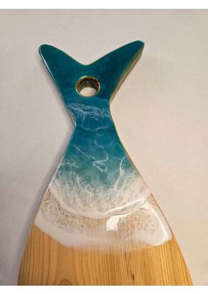 Sedir Ağacı Epoksi Sunumluk 46X13X2 cm – Deniz Temalı fırsatları