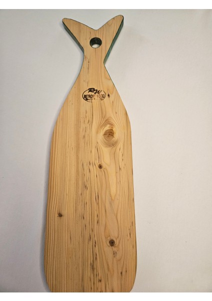 Sedir Ağacı Epoksi Sunumluk 46X13X2 cm – Deniz Temalı