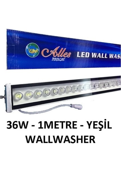 Wallwasher Yeşil 100 cm 36 Watt