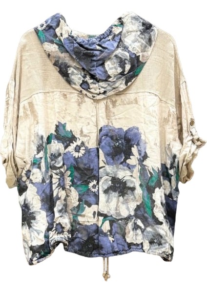 Çiçek Desenli Fermuarlı Kopşonlu Ceket fiyatları