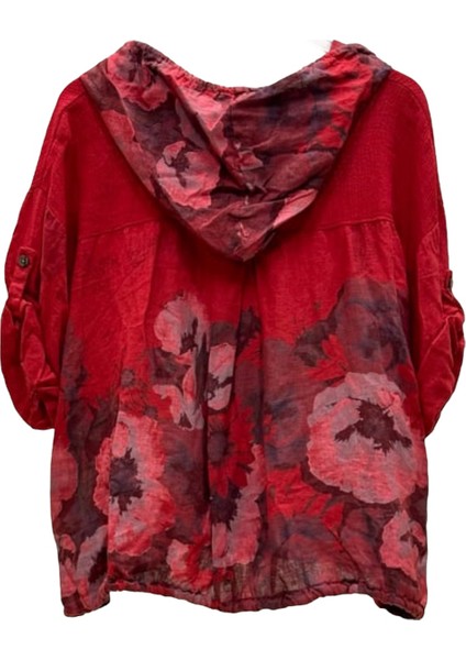 Çiçek Desenli Fermuarlı Kopşonlu Ceket fiyatları