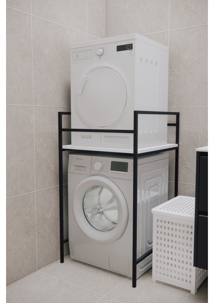 Banyo Dolabı Çamaşır ve Kurutma Makinesi Dolabı Çamaşır Makinası Üstü Düzenleyici