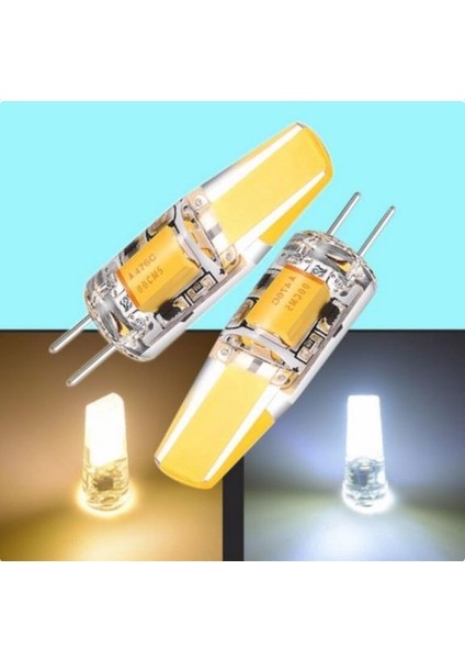CT-4255 2W G4 LED Kapsül Ampul – 12V, Beyaz Işık, Düşük Tüketimli Mini Ampul