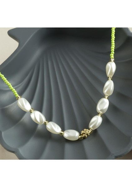 Inci Kum Boncuk Kolye
