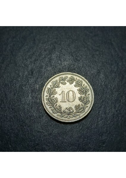 Escoines 3996368DDAE865B5C0 1991 Isviçre 10 Rappen Bakır-Nikel Alaşımı Çil Para indirimleri