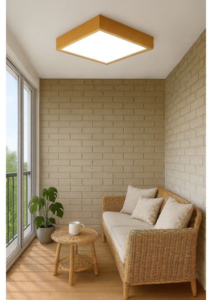 Kumandalı LED Tavan Aydınlatma Kare Panel Avize 30*30CM 6500K Beyaz Işık fiyatları