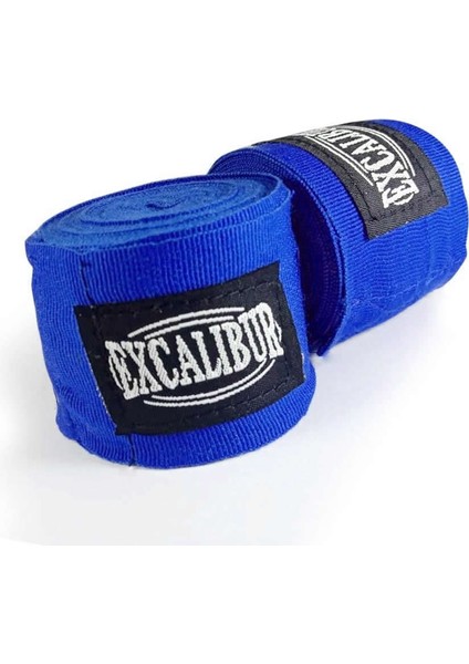 Elastik Boks Bandajı Çift Mavi 3,5 mt