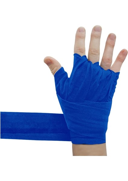 Elastik Boks Bandajı Çift Mavi 3,5 mt fiyatları