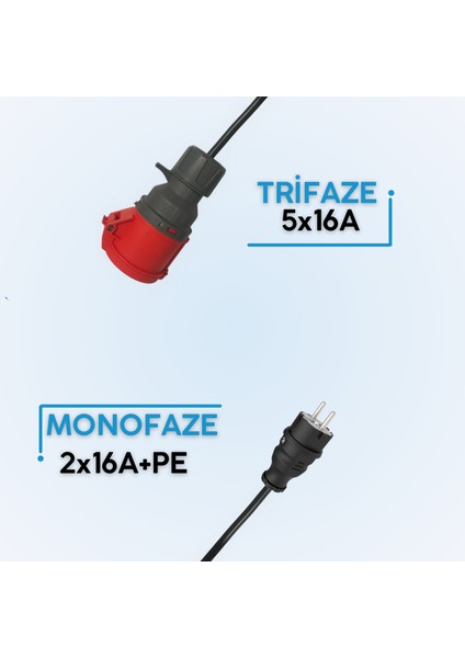 11kW Elektrikli Araç Şarj Cihazı için 50Cm Monofaze Fişli Dönüştürücü Adaptör modelleri