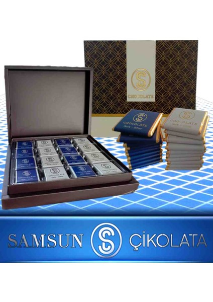 Samsun Çikolata 220 gr Hediyelik Madlen Çikolata