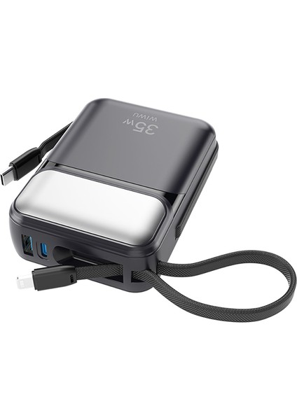 Tüm Modellerle Uyumlu Magsafe Hızlı Sarj Destekli Kablolu Taşınabilir Dijital Göstergeli Powerbank fiyatları