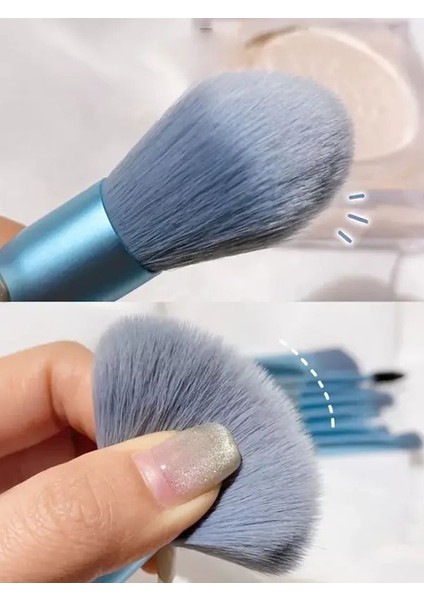 8'li Yumuşak Tüylü Yüz Makyaj Fırçaları modelleri