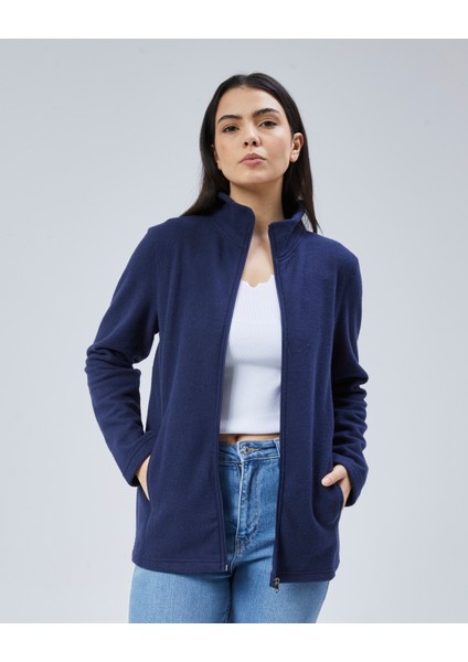 Mooncover Unisex Italyan Polar Fermuarlı Cepli Sweatshirt modelleri