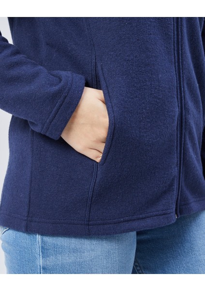 Mooncover Unisex Italyan Polar Fermuarlı Cepli Sweatshirt