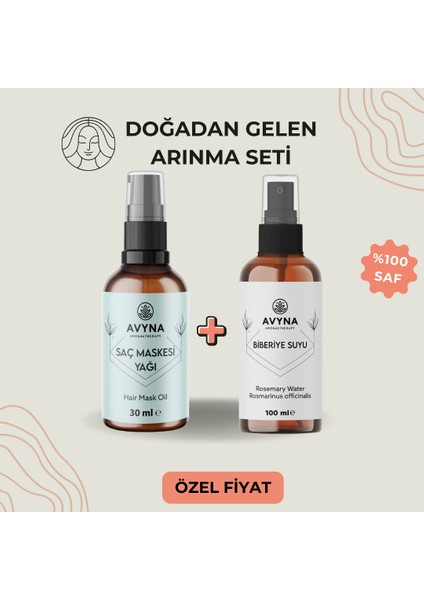 Saç Maskesi Yağı & Biberiye Suyu – Saç Dökülmesine Karşı Güçlendirici Bitkisel Formül