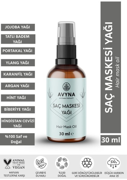 Saç Maskesi Yağı & Biberiye Suyu – Saç Dökülmesine Karşı Güçlendirici Bitkisel Formül fiyatları