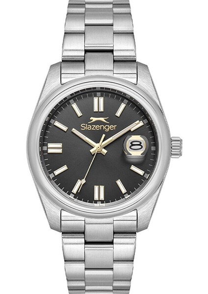SL.09.2513.1.03 Erkek Kol Saati – Siyah Kadran, Çelik Kasa ve Bilezik