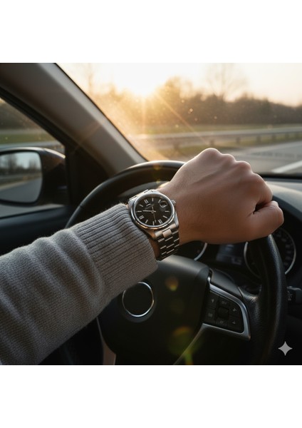 SL.09.2513.1.03 Erkek Kol Saati – Siyah Kadran, Çelik Kasa ve Bilezik fiyatları