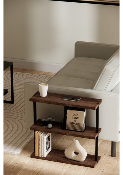 Modern Sehpa ,3 Raflı, Koltuk Yanı, Yan Sehpa , Orta Sehpa, Minimalist Kitaplık fiyatları