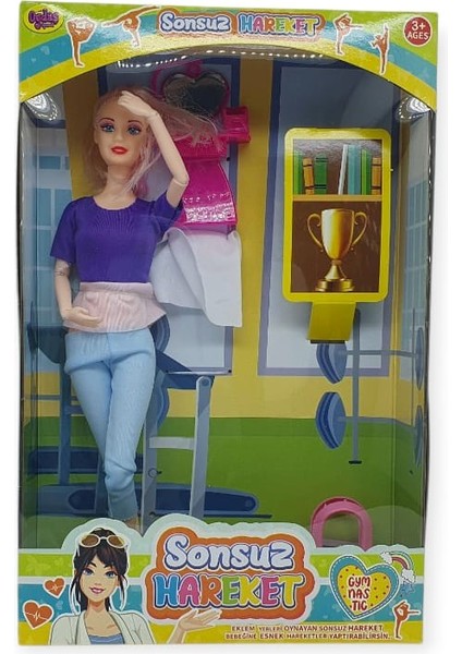 Anlily Sporcu Sonsuz Hareket Bebek - 02414 - Mor (Bamido)