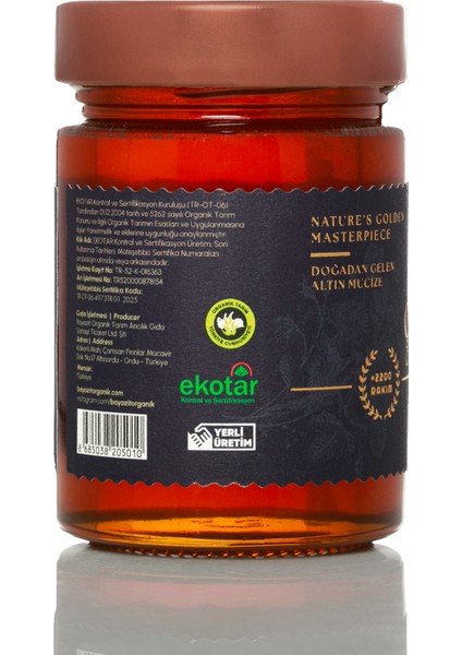 Bayazıt Organik Doğu Anadolu(Bingöl Karlıova) Çiçek Balı 450 gr