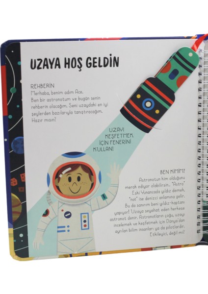 Işık Tut Keşfet -Uzay (Fenerli Kitap) modelleri