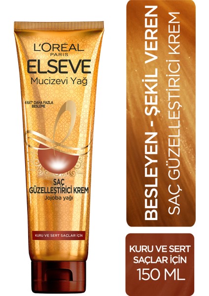 Elseve Mucizevi Yağ Saç Güzelleştirici Krem 150 ml & 10 Etki 1 Arada Saç Güzelleştirici Sprey Serum 150ML fiyatları
