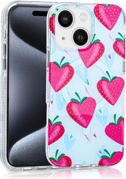 Apple iPhone 15 Kılıf M-Safe Şarj Özellikli Stilo Kapak modelleri