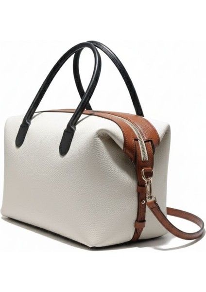 Kadın Üç Renkli Hakiki Deri Tote Çanta fırsatları