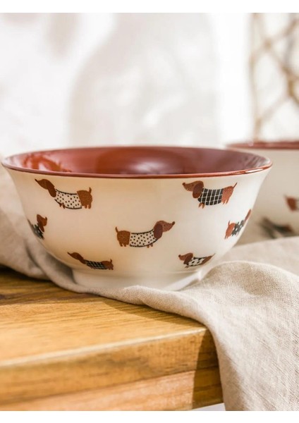 Baskılı Seramik Kase 2'li 12 cm (W5) fiyatları