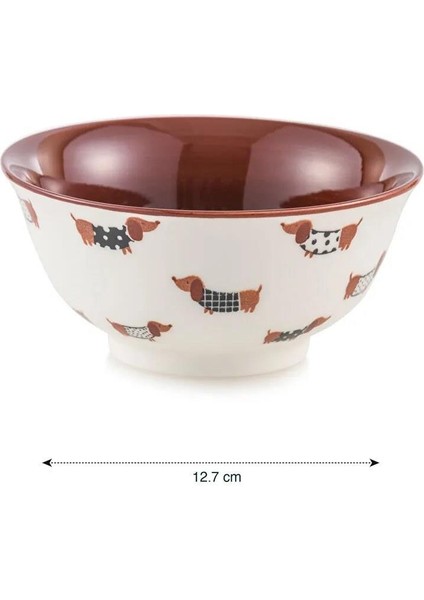 Baskılı Seramik Kase 2'li 12 cm (W5) fırsatları