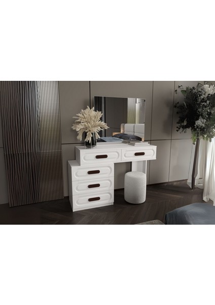 Rias White Reflekte Camlı Yatak Odası Takımı fırsatları