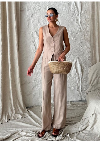 Camel Yelek Pantolon Takım fırsatları